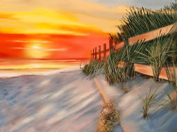 California Beach Sunset