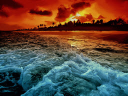 Caribbean Island Sunset